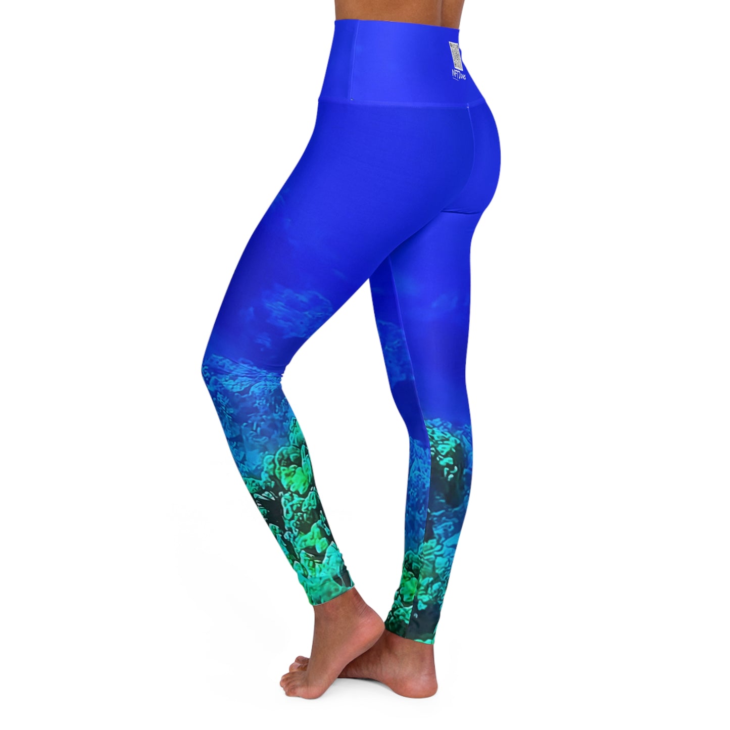 Maui inspired High Waisted Yoga Leggings Yoga pants workout wear athlete apparel dance wear gift for mom