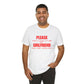 Please Don't Look At Me Tee Shirt: Playful and Protective!