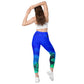 Crossover leggings with pockets Gym Wear Yoga Workout Urban Street Wear Gift for Mom