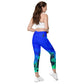 Crossover leggings with pockets Gym Wear Yoga Workout Urban Street Wear Gift for Mom